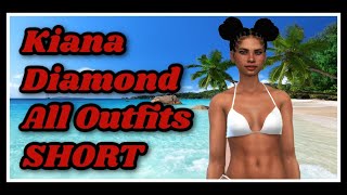 Sims 4| Kiana Diamond| Outfits| #AlphaCC| CAS| #Shorts