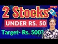 Top 2 Stocks Under 50 Rupees | 2 Of The Best Stocks To Buy Now | Stocks Below 50 Rs