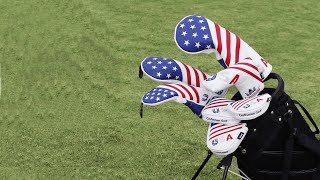 USA Golf Head Covers Unveiled for Ultimate Course Elegance!| Gloof Golf @ Amazon @www.gloofgolf.com