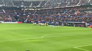 HIMNO y ALINEACIÓN de Osasuna | Osasuna vs Barca | Estadio El Sadar
