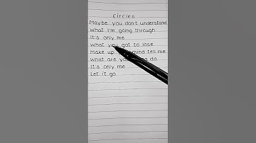 Thumbnail of Post Malone ~ 🌻Circles (Lyrics)