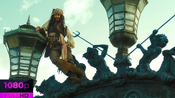 Pirates of the Carribean At Worlds End [2007] Jack Escape Scene (HD) | Türkçe Altyazılı