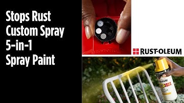 About Rust-Oleum Stops Rust Custom Spray 5-in-1 Spray Paint