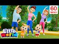 Yoga at the Park + 60 Minutes of Kids Songs &amp; Nursery Rhymes by Little World