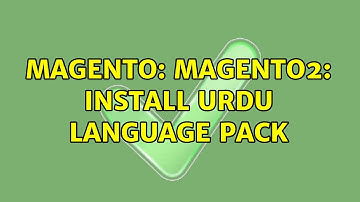 Magento: Magento2: Install Urdu Language Pack