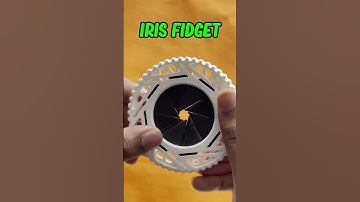 3D Printed 8 Sliders Fidget Iris | Best Mechanical Things to 3D Print