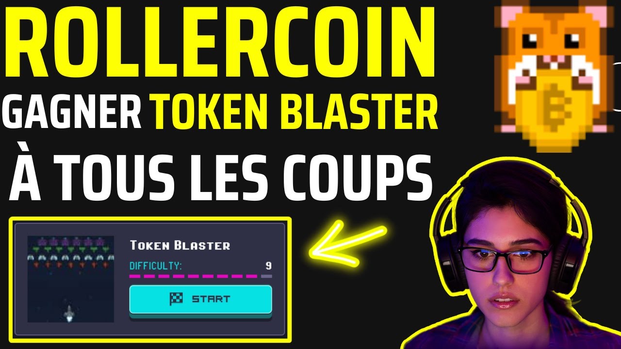👾 Tuto RollerCoin 🐹 Comment Réussir Le Mini Jeu Token Blaster À Tous