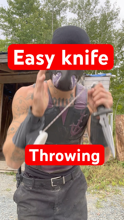 Easy knife throwing