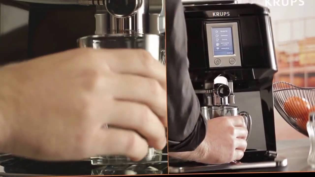 Cafetera Krups superautomática One Touch Cappuccino | Tutorial - Cómo hacer  un cappuccino - YouTube