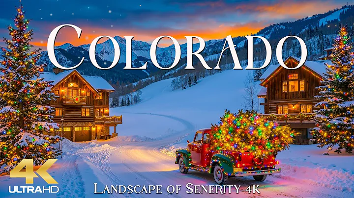 Colorado 4K | Winter Wonderland – Snowy Rockies, Frozen Lakes & Alpine Serenity