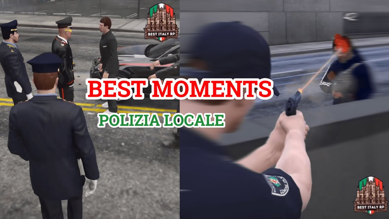 BEST MOMENTS POLIZIA LOCALE | Gta5RP Best Italy RP!🤣👮🚔🔰🇵🇱🔫🔥
