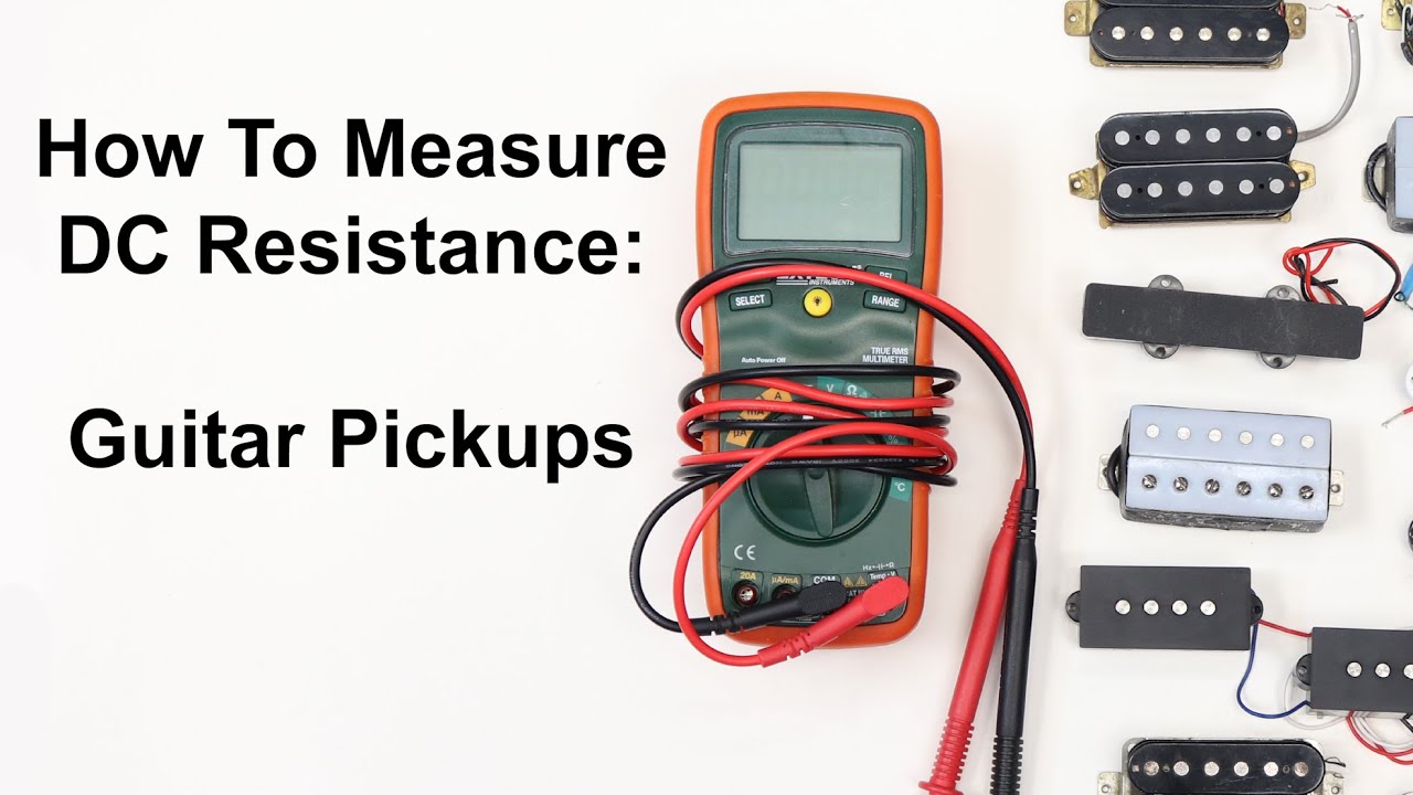How to Measure DC Resistance Guitar Pickups YouTube