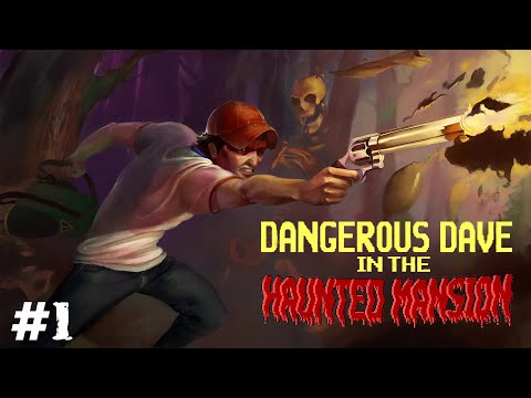 Dangerous Dave in the Haunted Mansion (Прохождение) ▪ Первый мясной шутан ▪ #1