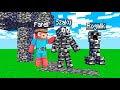 🗿 WSZYSTKO Czego DOTKNIESZ Zamienia Się w BEDROCK - Minecraft