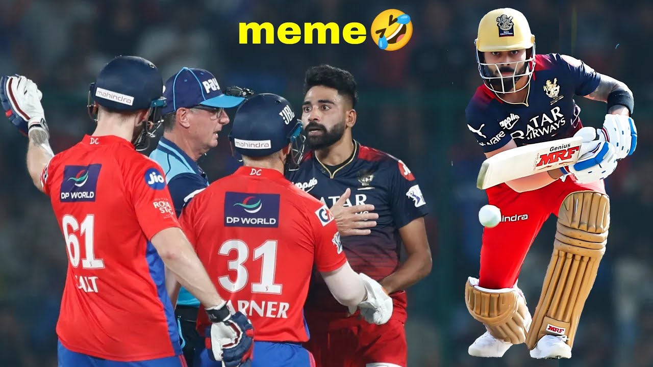 Mohammad Siraj fight devid warner | phil salt | Virat Kohli | rcb vs dc ...