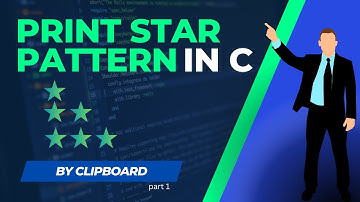 Pattern Print in C | Pyramid Pattern |  Star Pattern Print #1 @clipboardcoding  #programming