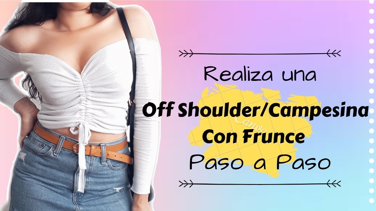 DIY Blusa campesina paso a paso - Patrones