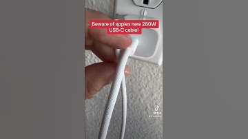 Beware of the new 280W USB-C Cable! #fyp #foryou #trending #iphone #apple #iphone15 #iphone15promax