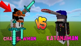Chainsaw man Fight in minecraft mod apk 😤 screenshot 1