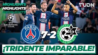 HIGHLIGHTS | PSG 72 Maccabi | UEFA Champions League 22/23J5 | TUDN