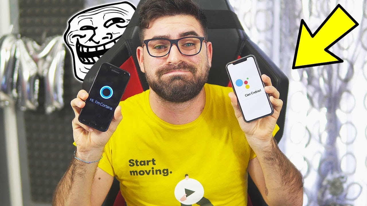 CORTANA VS GOOGLE ASSISTANT! TROLLARE GLI ASSISTENTI VOCALI