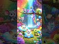 “Happy Animals in Rainbow Forest 🌈🌳”#RainbowForest#HappyAnimals
