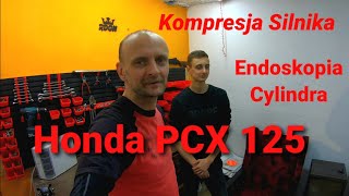 Honda PCX 125 Kompresja Silnika i Endoskopia Cylindra