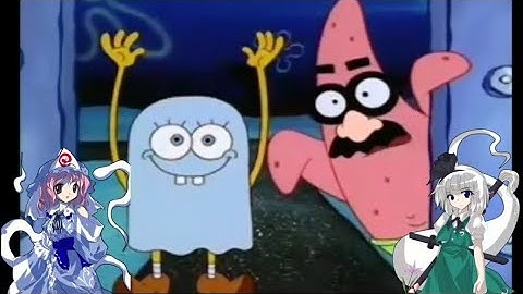 Touhou 7 characters portrayed by spongebob