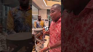 East Legon Executive Fitness Club presents premium drinks to Dr. Sarpong ahead of his 60th birthday.