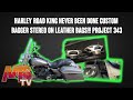 Harley Road King Never been done custom Bagger Stereo on leather bags!!! Project 343