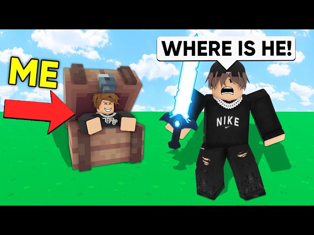 I used CHEATS to WIN Hide & Seek on Roblox Bedwars! - BiliBili