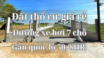 Quá đẹp| Đất thổ cư Cần Giuộc giá rẻ| Diện tích 300m2, ngang 8,8m, đường xe hơi 7 chỗ, SHR.
