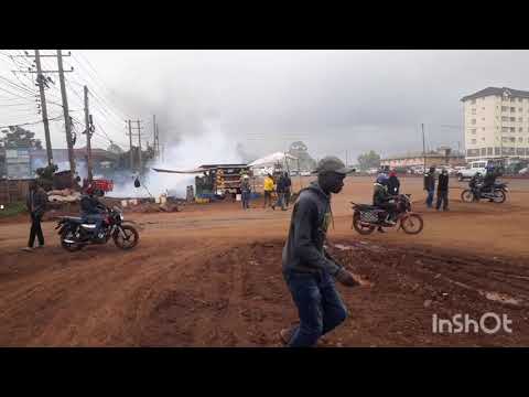 MUST WATCH BODABODA Riders Beat Police Officers At Kabete Over Killed Colleagues