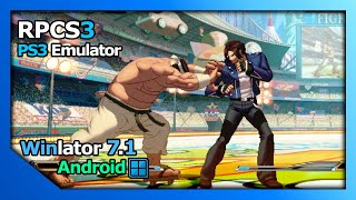Winlator 7.1 Android | RPCS3 v0.0.32 | The King of Fighters XII | PS3 | SD 855 🔥| #7