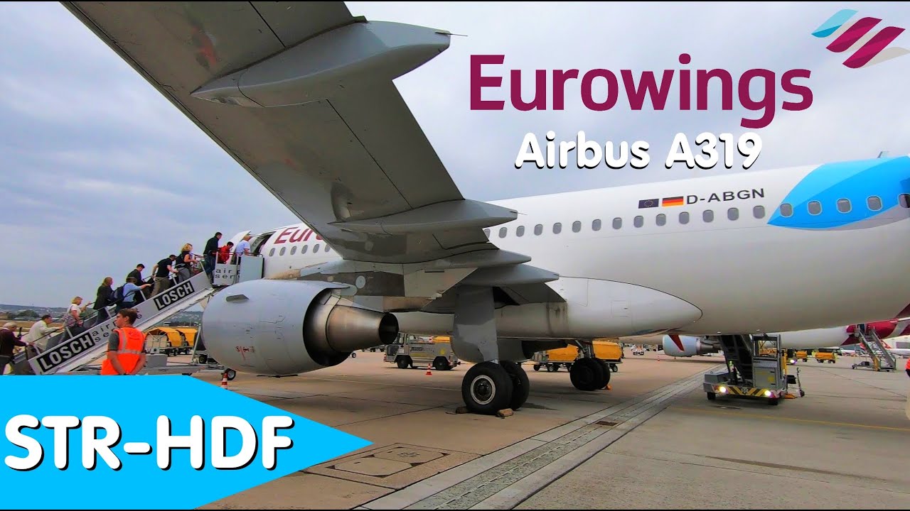 ✈️TRIP REPORT | Eurowings (Economy) | Stuttgart - Heringsdorf (Usedom) | Airbus A319