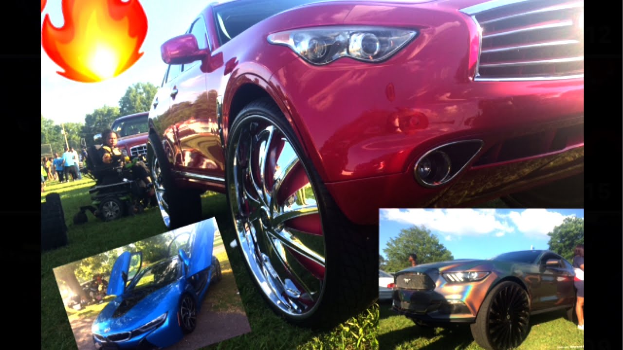 MARIANNA ARKANSAS MEMORIAL WEEKEND CAR SHOW (BMW i8, Infiniti on Dub Floaters, trucks, donks