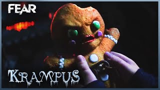 Evil Gingerbread Man Attacks Howie | Krampus (2015) | Fear