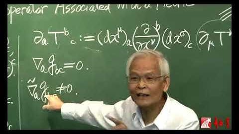 微分几何在相对论的应用 第59讲 【黎曼曲率张量】矢量场沿曲线的平移（完） ＆ 度规适配的导数算符0650