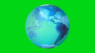 Free Hologram Earth Green Screen