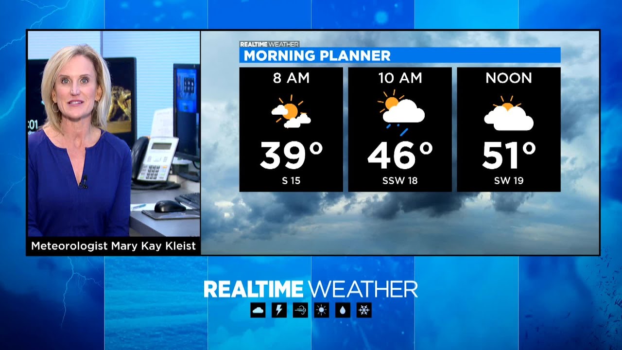 Scattered Showers Through Mid-Morning Thursday - YouTube