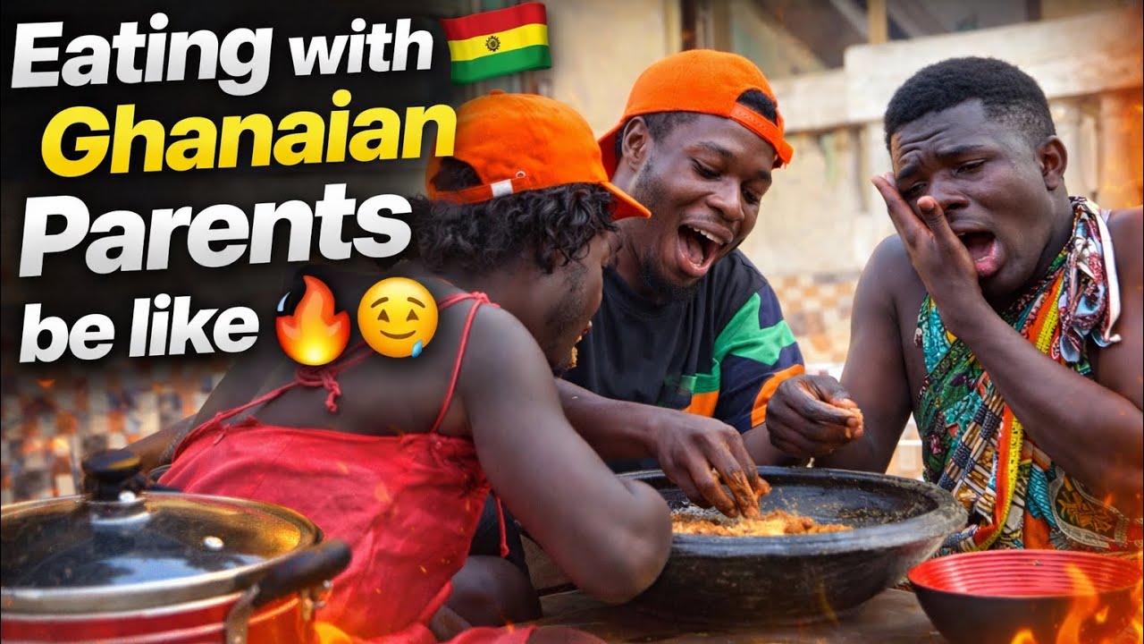 Eating with Ghanaian 🇬🇭Parents 😩#demandandsupply1 
