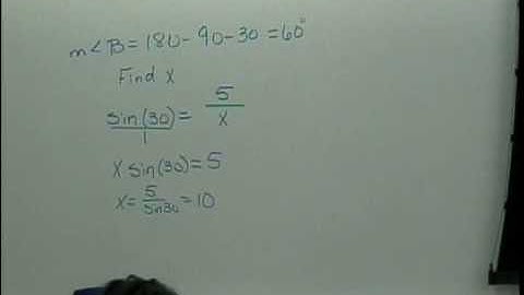 Right Triangle Trigonometry (part 1)