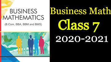 #7 Business Maths | B.com | Full Syllabus | in hindi | Free Ki Pathshala | Online Class