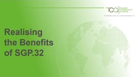 Realising the benefits of SGP 32