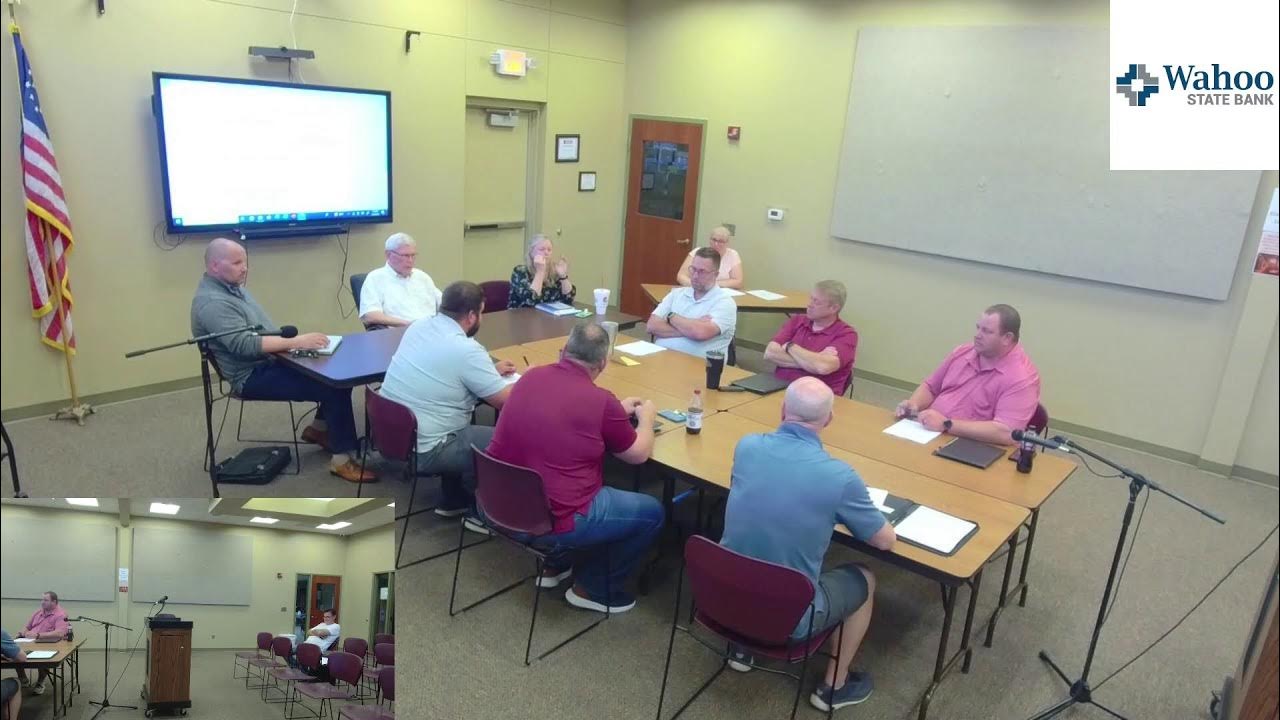 Wahoo City Council Meeting 52323 YouTube