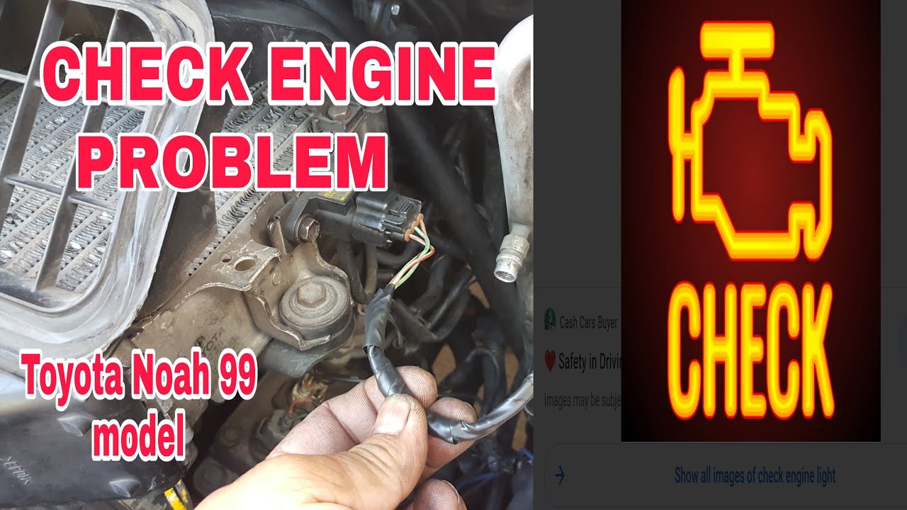 Check Engine Problem Toyota Noah 99 Model Youtube