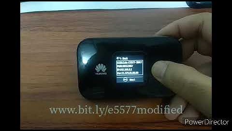 Huawei E5577 Mod Modified Enable Bypass Battery Entering Special Menu LCD Screen
