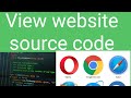View Source Code Of Any Website On Mobile Phone Including HTML CSS And JavaScript