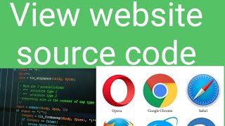 View source code of any website on mobile phone including HTML, CSS and JavaScript.