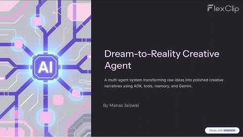 Dream-to-Reality Creative Agent | Multi-Agent Creative Pipeline using ADK, Gemini | Capstone Project
